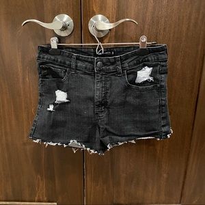 Lee Black Jean Shorts